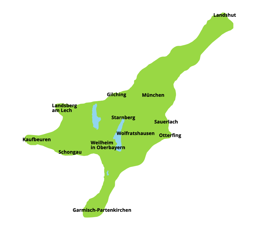 Oppermann Routenkarte Gap München