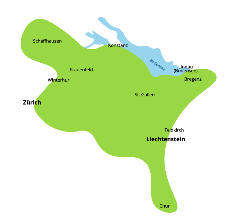 Oppermann Routenkarte Schweiz